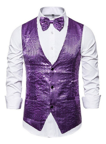 Chaleco Blazer Hombre Banquete Boda Bar Vestido Rendimiento