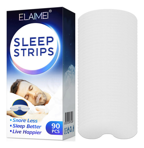 Cinta Adhesiva Mouth Strip Sleep Pcs, 90 Bocas, Para Evitar