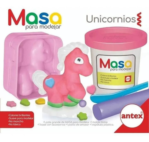 Masa Para Moldear Unicornio 