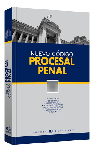 Nuevo Código Procesal Penal 2024 Original, Nuevo