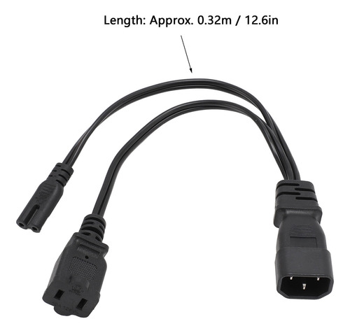 Cable C14 A C7 115r Iec320 Hembra Plug And Play Y