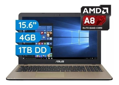 Laptop Asus X540ya-xx082t Amd A8 15.6  1tb 4gb