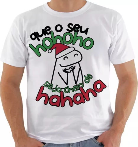 Camisa Camiseta Florks Meme Natal