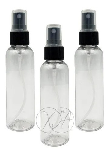 Envase Botella 60 Ml Con Atomizador Spray 25 Piezas!