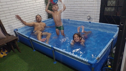 Pileta Piscina De Lona Pelopincho 1030. 2.40 X 1.55 X 0.40