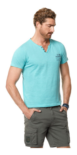 Polera Hombre Clearwater Azul Ferouch Ss23