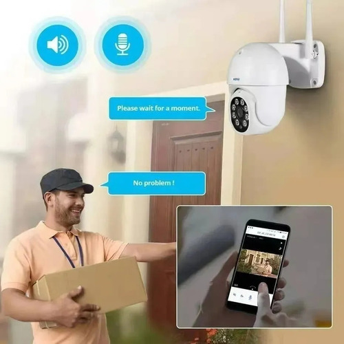 Imagen 6 de 7 de Cámara Ip Con Movimiento Infrarrojo Impermeable Wifi Full Hd