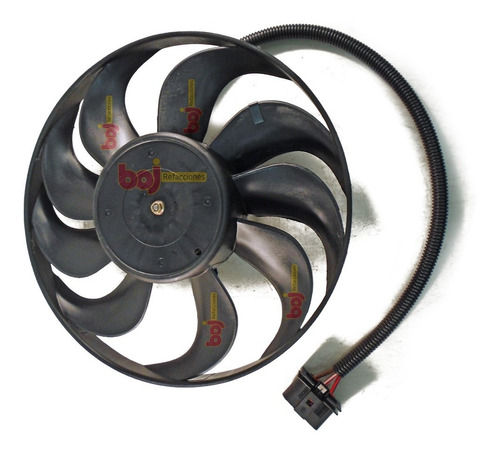 Motoventilador Jetta A4 1999 - 2014, 2.0l 9 Aspas