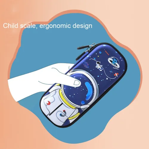 Estuche Multicompartimentos Uime 3d Ballena Azul