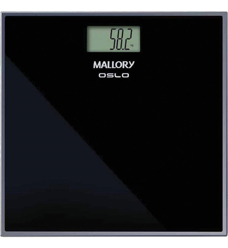 Balança Digital Mallory Oslo Até 150kg Super Fina Imperdível Cor Preto