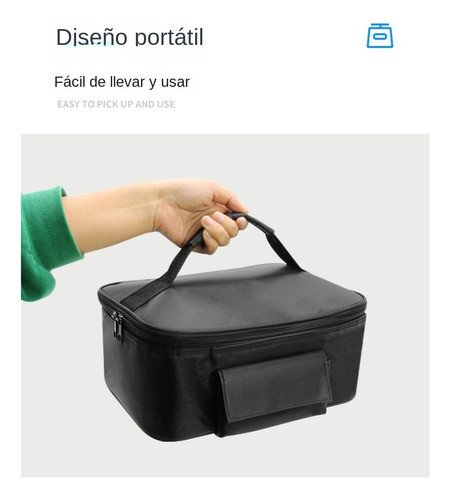 * Fiambrera Portátil For Calentar El Coche, Mini Microondas
