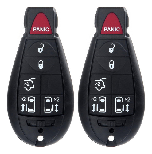 Key Fob Keyless Entry Remote Fit For Dodge For Grand Fo...