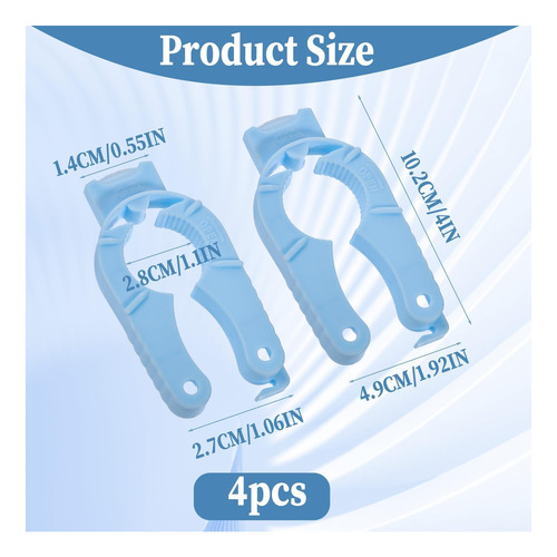 Abratas De Tapa De Botella De Plástico Simarro 4pcs, Abridor
