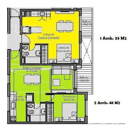 Imagen 9 de 10 de Espectacular Departamento 2 Ambientes Con Balcón - Villa Dominico