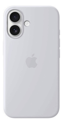 Funda Silicona Iphone 16 Silicone Case Blanco Lisa