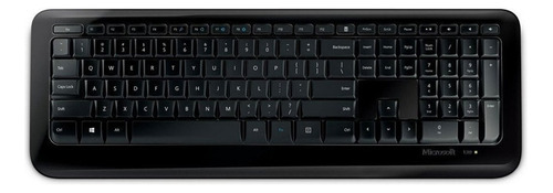 Teclado inalámbrico Microsoft 850 QWERTY español color negro