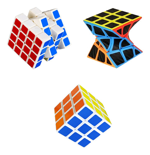 Cubos Magicos De Rubik Pack X 3 Pack 5 St
