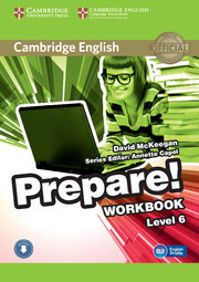 Libro Cambridge English Prepare! 6 Workbook With Audio De Mc