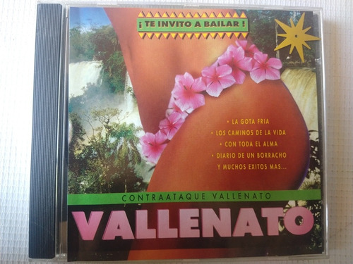 Te Invito A Bailar Vallenato Cd Contrataque Vallenato Varios