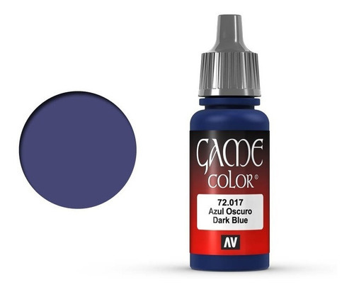 Game Color 17ml.017-azul Oscuro Color Azul Oscuro 72.017