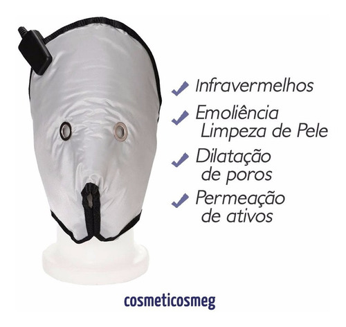 Imagem 3 de 9 de Máscara Térmica Emoliente Infravermelho Limpeza De Pele C/nf