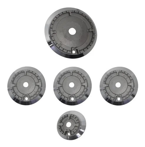 comprar Kit Queimador Com Aba Original Fogão Cooktop Fischer 5 Bocas