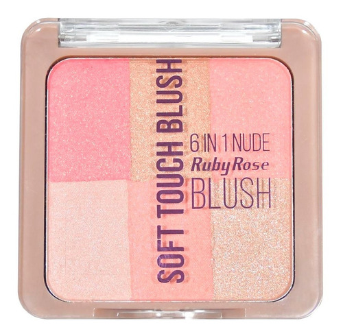 Mini Paleta Rubores Blush Nude 6 En 1 By Ruby Rose