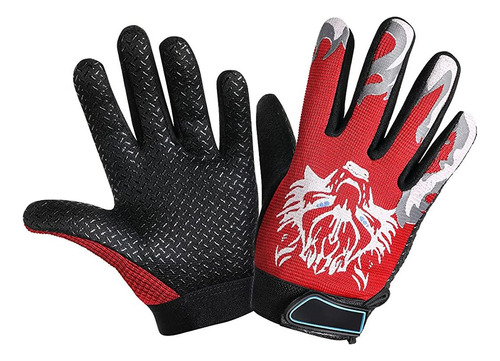 Guantes De Bicicleta Full Finger, Guantes De Ciclismo Para N