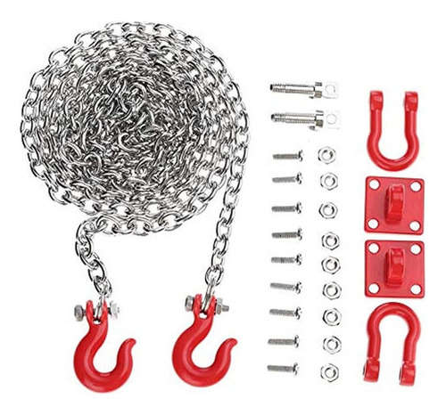 Dilwe Rc Car Tow Hook Trailer Chain Set, Rc U Shaped Gancho 