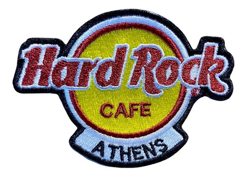 Parche Bordado - Hard Rock Cafe - Atenas - Grecia