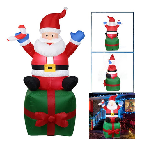 Decoraciones Navideñas De 180 Cm, Inflables, Led, Regalo De