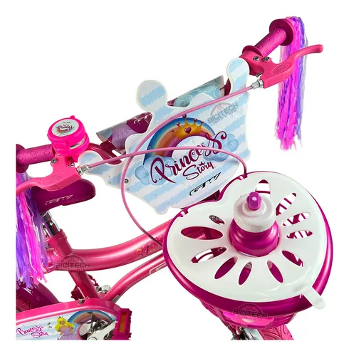 Bicicleta para niñas rin 12 Gw Princess Story - Tienda de Bicicletas Wuilpy  Bike