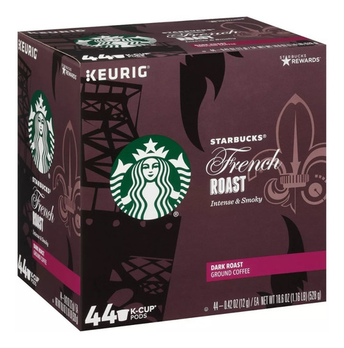 Starbucks Cafe Tostado Oscuro Frances 44  Capsulas Cafe