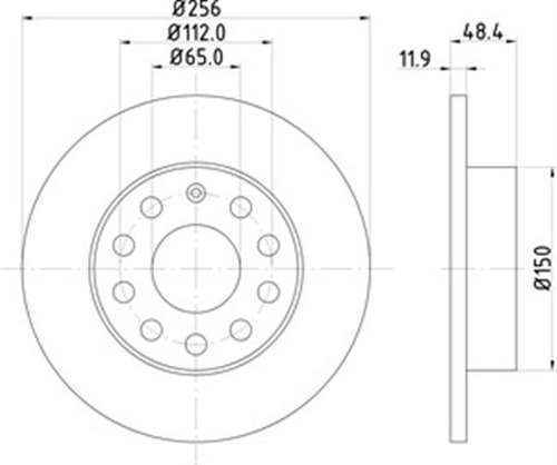 Disco Pagid Para Seat Leon 2.0l 2009