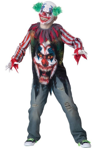 Disfraz Para Niño Payaso Big Top Terror Talla Xs (6)