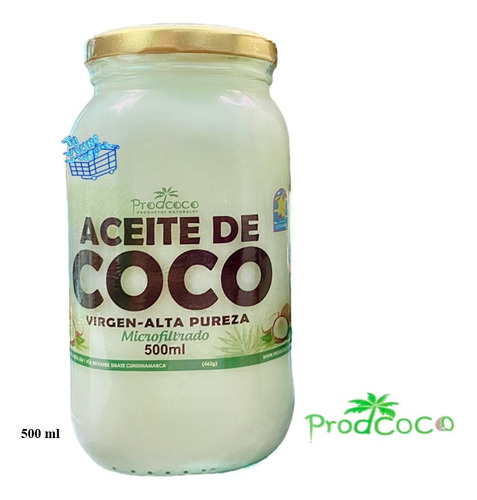 Aceite De Coco Alta Pureza 500 - L a $61