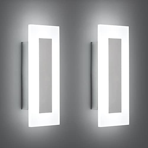 Lamparas De Pared De Acrilico Led Moderno Luz Blanca 6000k P