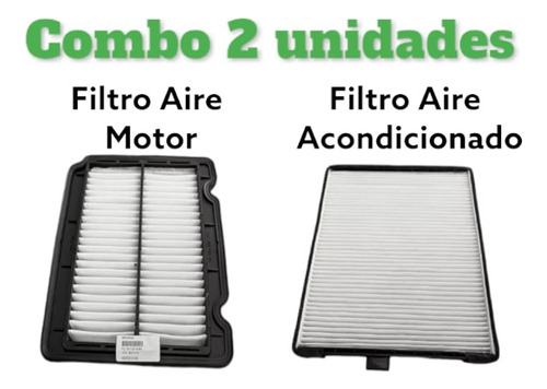  Filtro Aire Acondicionado Y Motor Chevrolet Aveo