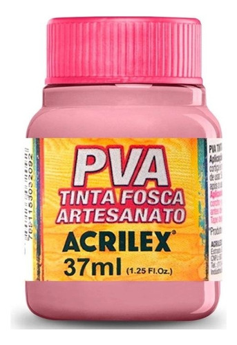 Tinta Fosca Para Artesanato 37ml Rosa Antigo Acrilex