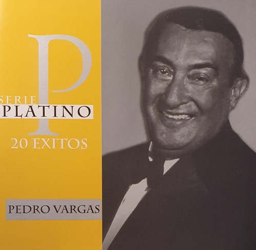 Cd Pedro Vargas + Serie Platino + 20 Exitos