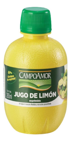 Jugo Concentrado De Limon Campoamor 280ml