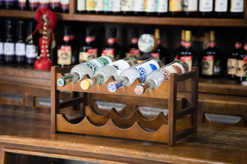 Cava De Vino 100% Madera Para 8 Botellas Hogare | Funcional Nogal