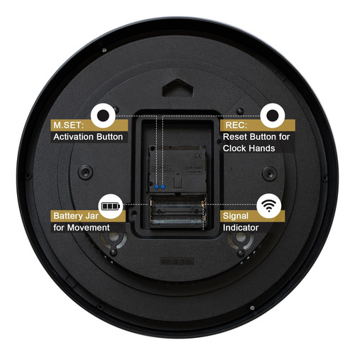 Reloj De Pared Wifi Inteligente De 12 Pulgadas De 12 Pulgada