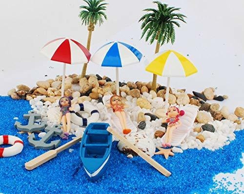 20 Estatuas Decorativas De Playa En Miniatura Para Jardin D