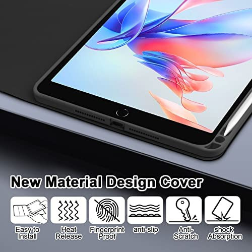 Funda Con Teclado Goojodoq / For iPad 10.2 / Black