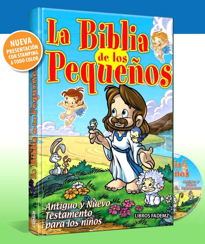 Libro La Biblia De Los Pequeños + Cd Biblia Para Niños