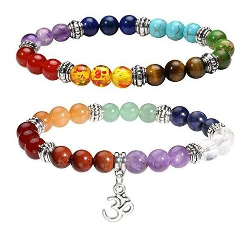 Ra, Brazalete Para M Eigso 7chakra Ra Set Para Mujeres Hombr