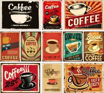 Comprar Carteles Vintage Cafetería Restaurante Decoración Café Bar 
