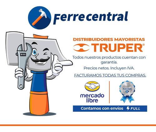 Aspersor Metálico De 3 Brazos Con Base Plástica Truper 11298
