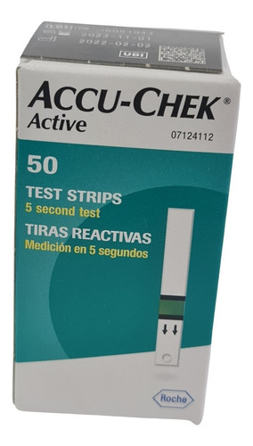 Tiras  Accu Chek Active X 50 De Roche